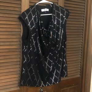 Women’s sequins sleeveless blouse